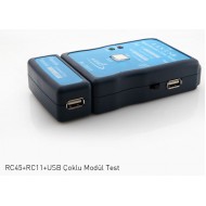 S-LINK SL-0411 RJ45,USB  Multi Kablo Test Cihazı