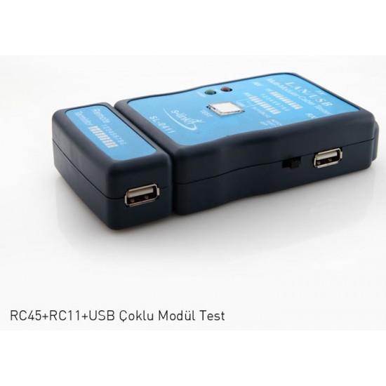 S-LINK SL-0411 RJ45,USB  Multi Kablo Test Cihazı