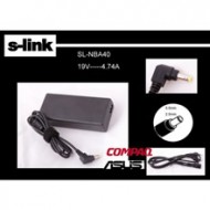 S-LINK SL-NBA40 19V 4.74A 5.5*2.5 Asus/Hp Notebook Standart Adaptör