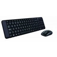 LOGITECH MK220 KABLOSUZ  2,4Ghz SET Q TR SİYAH