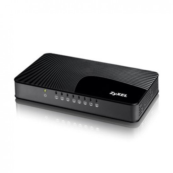Zyxel GS108S v2  8-Port Desktop Gigabit Ethernet Media Switch