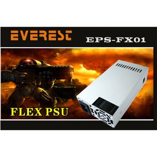 EVEREST EPS-FX01 SLIM 200W 4cm Fan 2 SATA 2 IDE Flex Power Supply