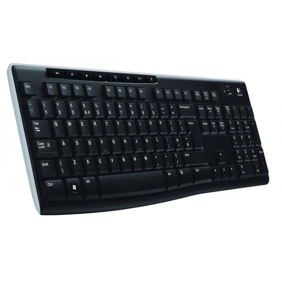 LOGITECH K270 KABLOSUZ 2,4Ghz  TR Q MM SİYAH KLAVYE