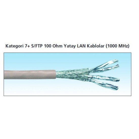 HCS S/FTP CAT 7  LS0H Gri, 399m Makara 4x2x23#