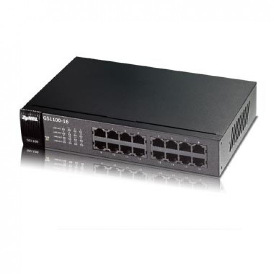 Zyxel GS1100-16 16 Port Gigabit Unmanaged Switch