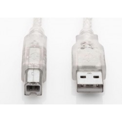 S-LINK SL-U2010  10m USB2.0  Şeffaf Yazıcı Kablo