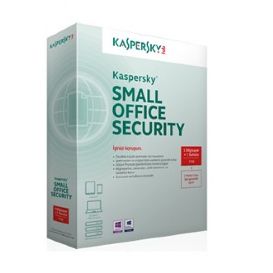KASPERSKY Small Office 3 Yıl 1 server,10 kull.10 mobil cihaz