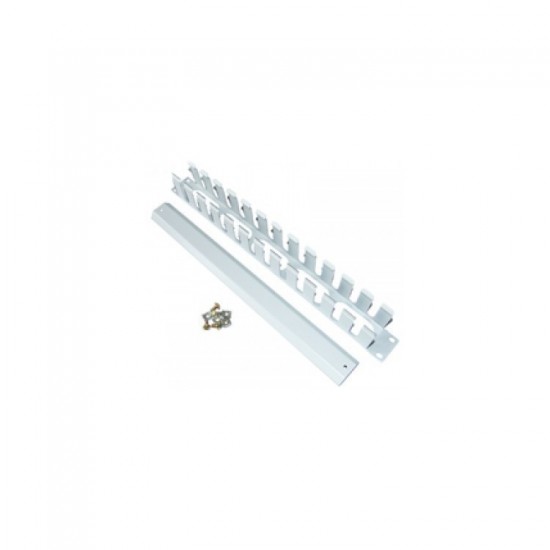 LANDE 1U 19 Yatay Kablo Düzenleyici Kızaklı Gecmeli sökülebilir ön kapaklı