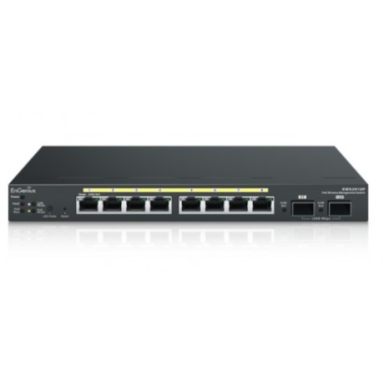 ENGENIUS EWS2910P 8GE PoE Port (61W), 2xSFP Switch / WLAN 50 AP Controller