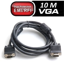 DARK 10m VGA, M/M Ferrit core EMI/RFI Filtreli Kablo