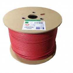 HCS U/UTP CAT6 LSOH KIRMIZI 500m Makara 23 AWG 4x2x23#