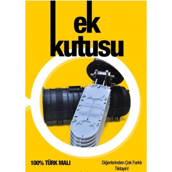 Yeraltı 1 Kasetli Fiber Optik Ek Kutusu