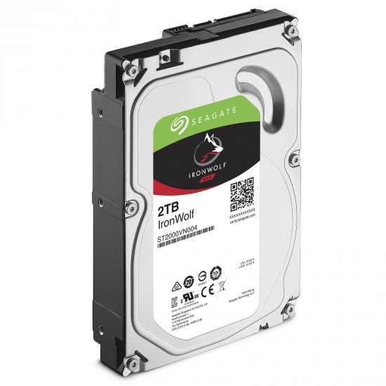 SEAGATE IRONWOLF 2 TB 5900RPM 64MB 7/24  1-8 Yuvalı Nas için