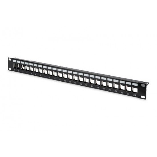 DIGITUS 24 PORT Boş Patch Panel, Zırhlı, 1U
