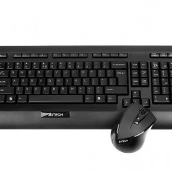 A4 TECH 9300F Q Kablosuz Klavye Mouse Set /Siyah