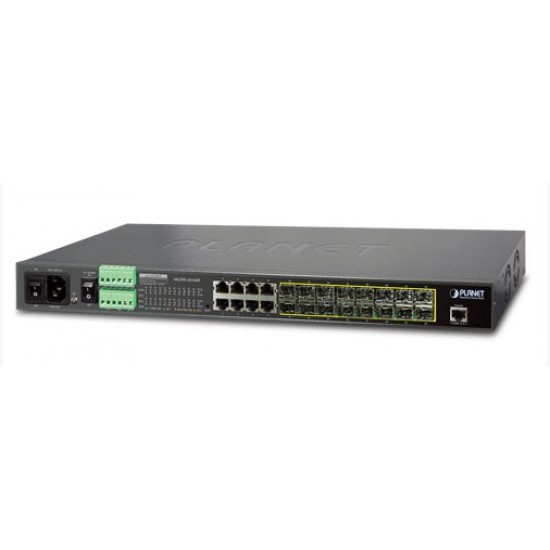PLANET PL-MGSW-24160F 16xSFP Port, 8GE Bakır Managed Metro Switch