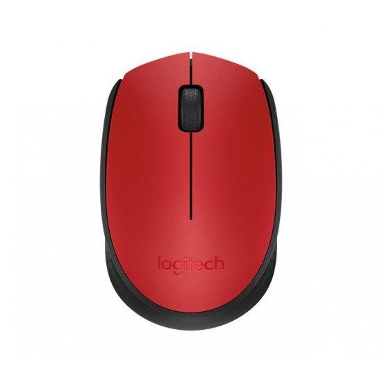 LOGITECH M171 Kırmızı, Siyah Kablosuz Mouse