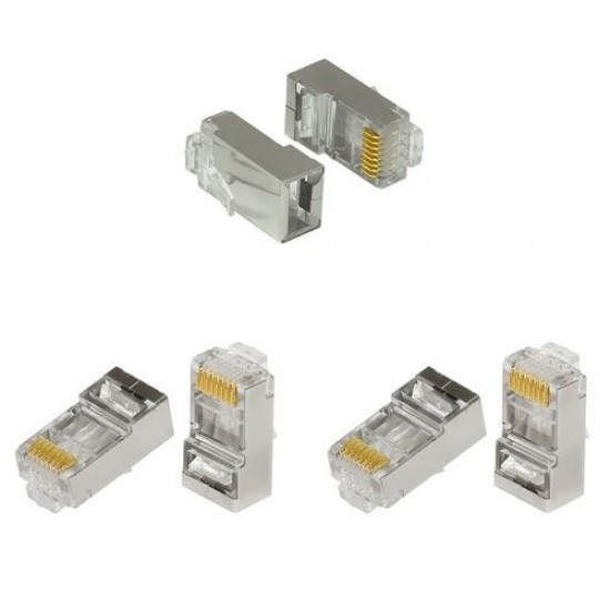 FRISBY FNW-RJ4522N 100 PAKET FTP CAT6 METAL KONNEK