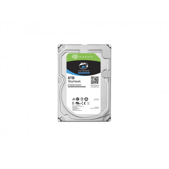 SEAGATE SKYHAWK 8 TB 256MB 7200RPM SATA3.0 7/24 DVR,NVR için Güvenlik HDD