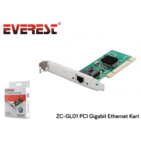 EVEREST ZC-GL01 PCI Gigabit Ethernet Kart