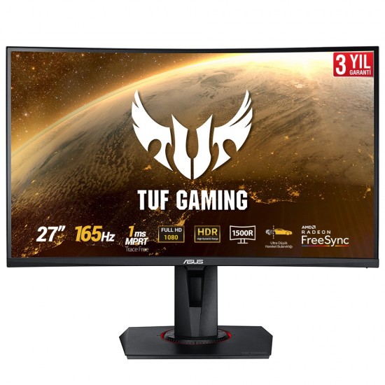 27 ASUS TUF GAMING VG27VQ Curved 1ms (MPRT),165HZ  FSYNC 1920x1080  3YI