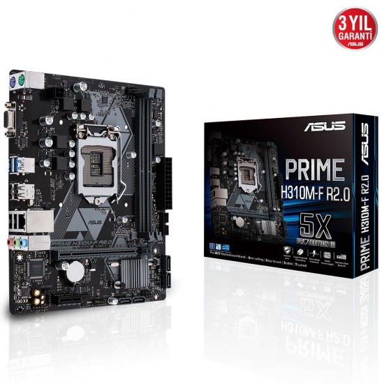 ASUS PRIME H310M-F R2.0 mATX DDR4 2666MHz, SATA 6Gbps,USB 3.1