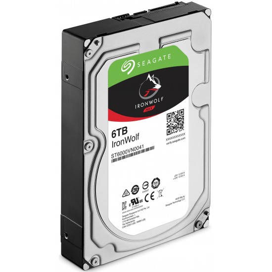 SEAGATE IRONWOLF 6 TB 5400RPM 256MB 7/24  1-8  Yuvalı Nas için