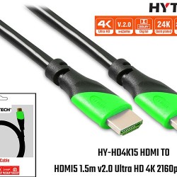 HYTECH 15m HY-HD4K15 HDMI TO HDM v2.0 Ultra HD 4K 2160p 3D Kablo