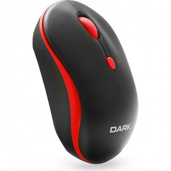 DARK MSW100R Wireless Notebook Mouse - Kırmızı/Siyah