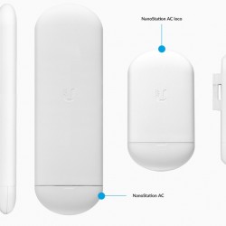 UBNT NanoStation NS-5AC 5GHz 450+ Mbps 15+ Km Outdoor airMAX AC Access Point
