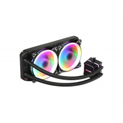 DARK W244 AquaForce 2x12cm Adreslenebilir RGB Fanlı Sıvı Soğutma