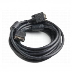 DARK 5m VGA M/M Ferrit Core EMI/RFI Filtreli, VGA Monitör Kablosu