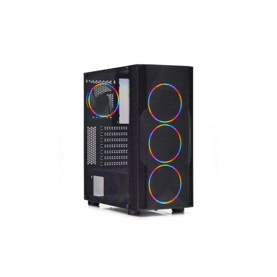 DARK Diamond PRO 600W 4x12cm Fan Full Akrilik, ATX Oyuncu Kasası