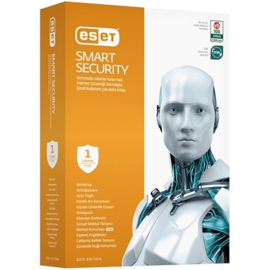ESET INTERNET SECURITY 1 KULLANICI 1 YIL KUTU ONLİNE ÜRÜN