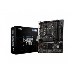 MSI B460M-A PRO SOKET 1200 DDR4 2933 DVI HDMI M.2 USB 3.2 MATX