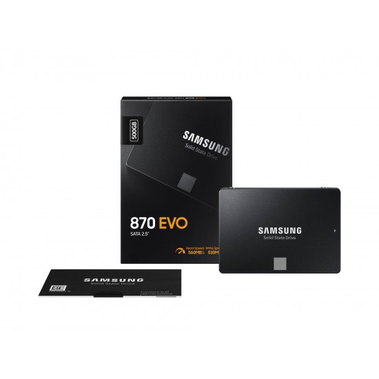 SAMSUNG 500 GB 870 EVO SATA3 560/530MB/s SSD HDD
