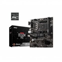 MSI B550M PRO AM4 DDR4 4600(OC) HDMI DVI VGA M.2 USB3.2 MATX