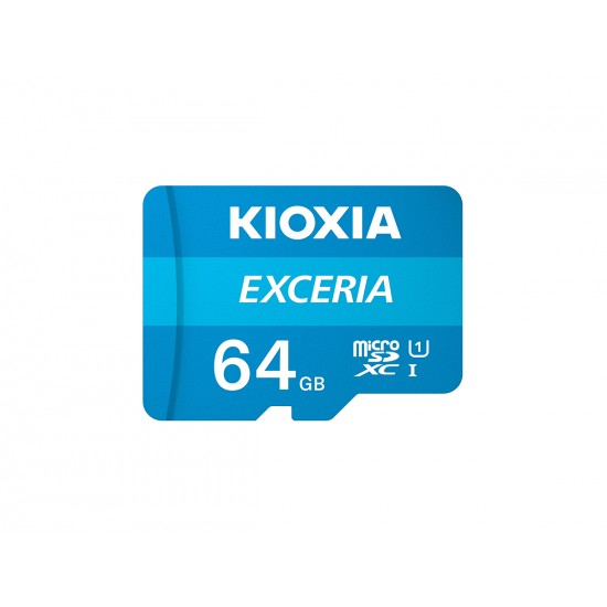 KIOXIA 64GB EXCERIA MICRO SDHC UHS-1 C10 100MB/sn