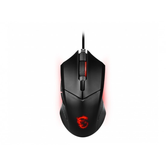 MSI GG CLUTCH GM08 GAMING MOUSE 4.200 DPI PIXART PAW3519 OPTIK SENSOR RED LED