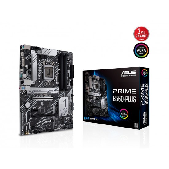 ASUS PRIME B560-PLUS intel B560 1200p DDR4 4600(OC)MHz mATX