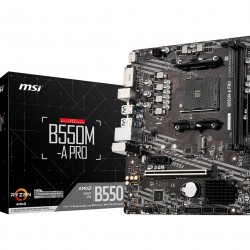 MSI B550M-A PRO AM4 DDR4 4600(OC) HDMI VGA DP M.2 USB3.2 MATX