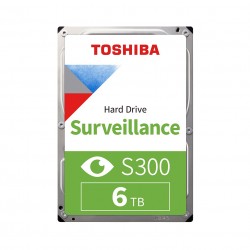 TOSHIBA S300 Surveillance 6 TB 5400RPM 256MB 7/24 DVR,NVR için Güvenlik HDD