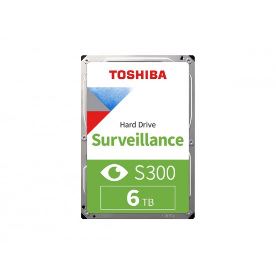 TOSHIBA S300 Surveillance 6 TB 5400RPM 256MB 7/24 DVR,NVR için Güvenlik HDD
