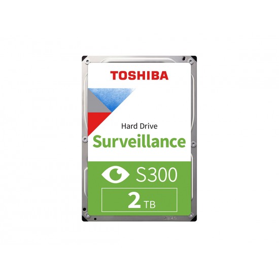 TOSHIBA S300 Surveillance 2 TB 5400RPM 128MB 7/24 DVR,NVR için Güvenlik HDD