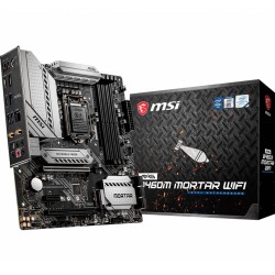 MSI MAG B460M MORTAR WIFI SOKET 1200 DDR4 2933 HDMI DP M.2 USB 3.2 RGB WIFI MATX