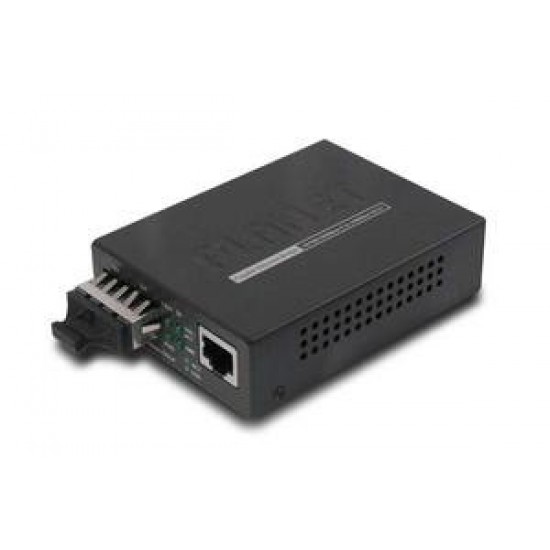 PLANET PL-GT-802S 10/100/1000Base-T - 1000Base-LX (SC, SM) Media Converter -10km