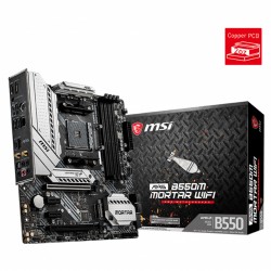 MSI MAG B550M MORTAR WIFI AM4 DDR4 4400(OC) HDMI DP M.2 USB3.2 WIFI MATX