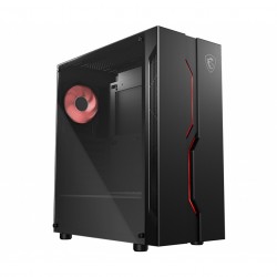 MSI MAG VAMPIRIC 010M Temperli Cam 1x Fan RGB ATX Gaming Bilgisayar Kasası