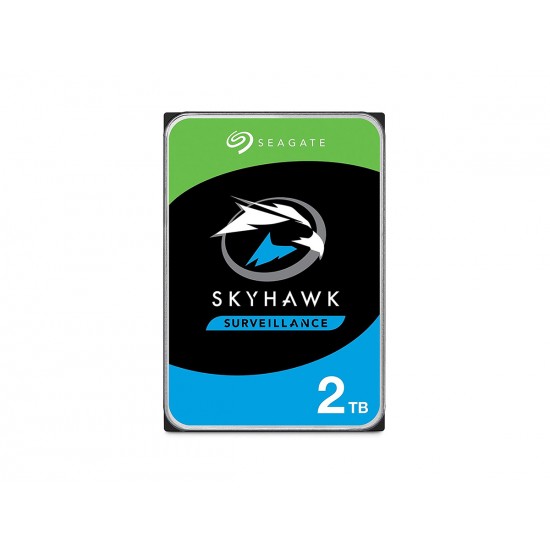 SEAGATE SKYHAWK 2 TB 64MB 5900RPM  SATA3.0 7/24 DVR,NVR için Güvenlik HDD