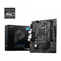 MSI H510M PRO SOKET 1200 DDR4 3200 PCI-E Gen 4 ,M.2 USB3.2 1x 1G LAN mATX